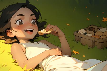 09609-2851209537-masterpiece,(masterpiece, top quality, best quality)1girl, black hair, lying, food, grass, picnic, open mouth, on stomach, white.png